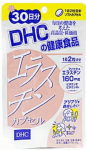 和聚鰹魚彈力蛋白胜肽在日本增加皮膚彈性的DHC產品