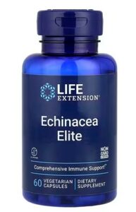 和聚紫錐花萃取物emunepower製成的保健食品膠囊，LIFE EXTENSION出品